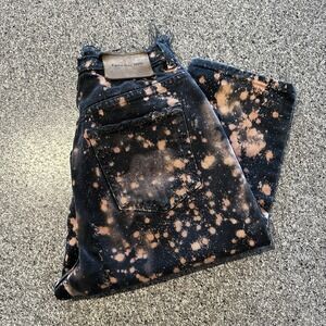 Vintage‎ Calvin Klein Jeans Womens 10 30x30 High Waist Mom Splatter Distressed